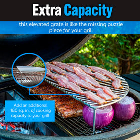 Slow N Sear ideal for tailgating and backyard meals