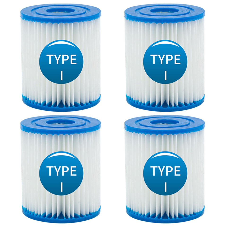 SLSM Type I pool filter cartridge front view, compact size for easy maintenance