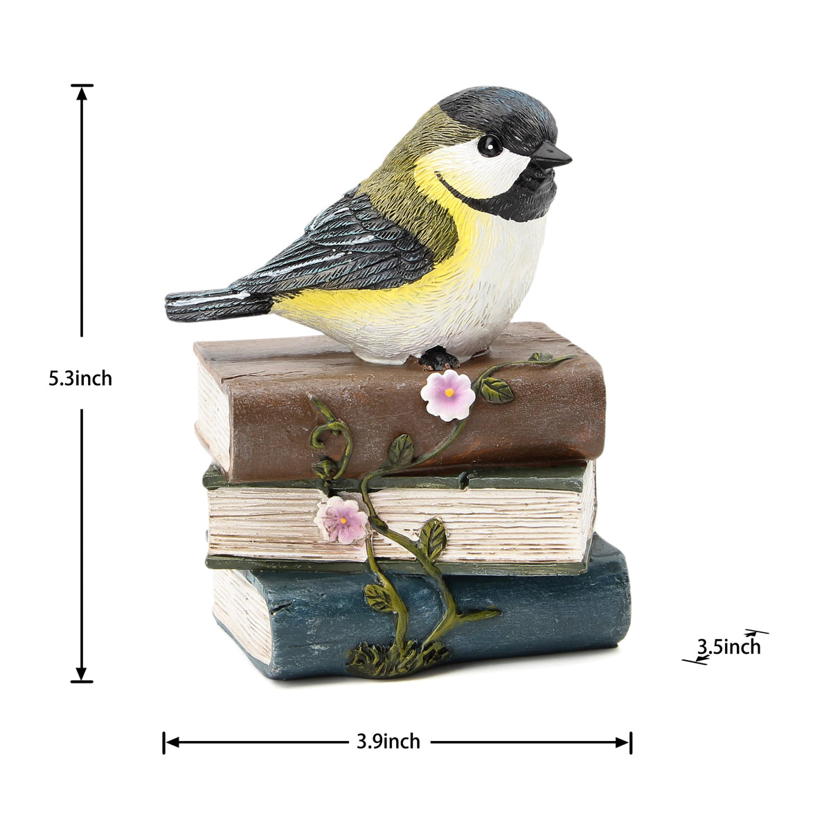 Smadeer blue bird figure weather-resistant resin for outdoor durability.