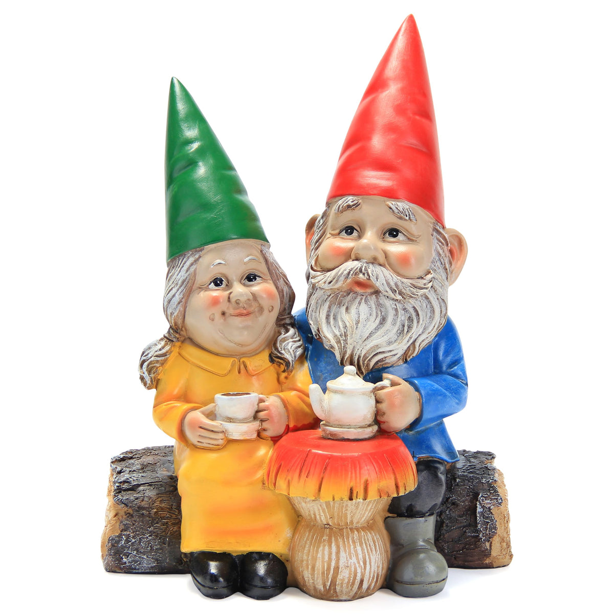 Smadeer gnome weather-resistant resin keeps colors vibrant outdoors.