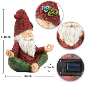 Smadeer outdoor gnome decor suited for porch, lawn, or windowsill.