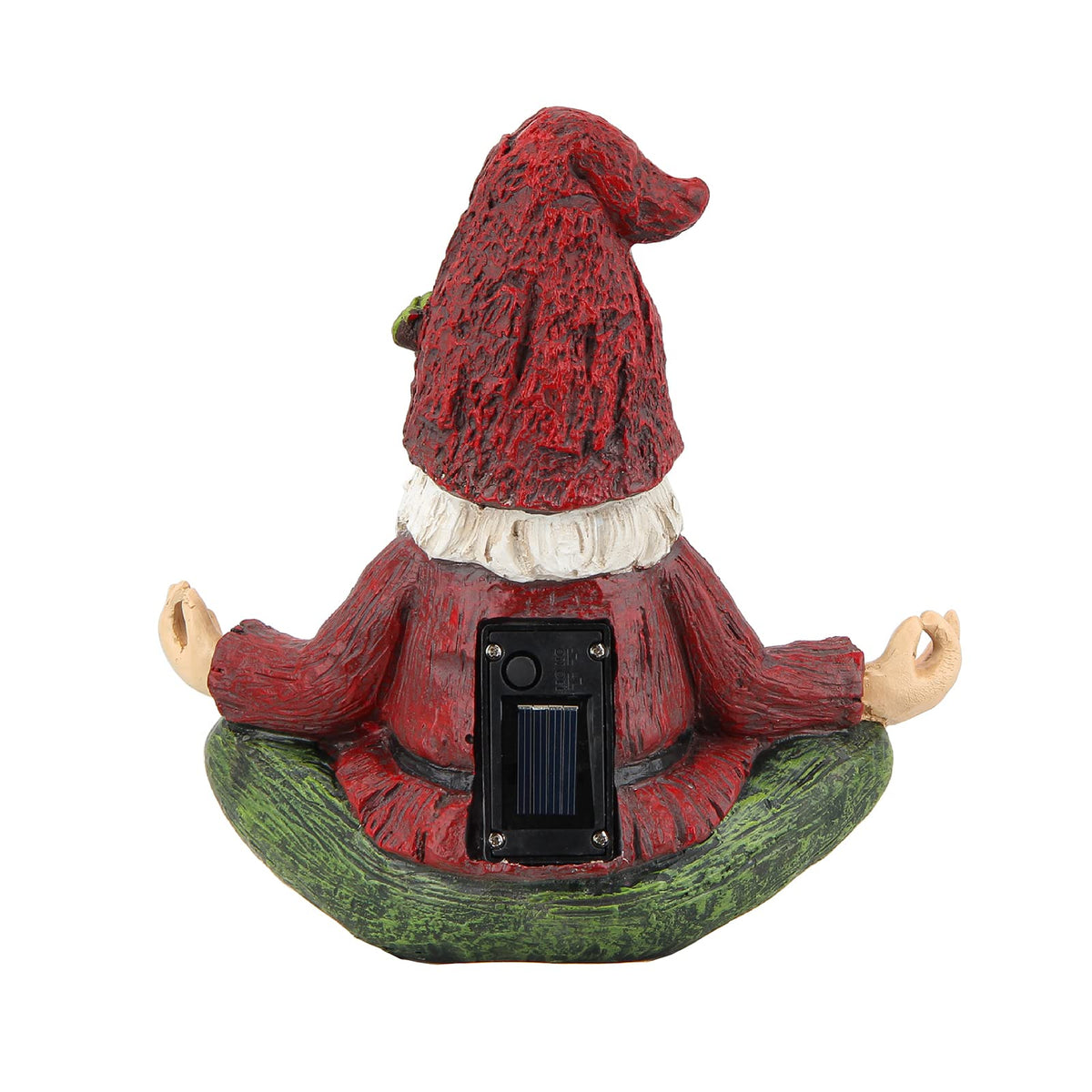 Smadeer solar light gnome elf sculpture creates ambient nighttime glow.