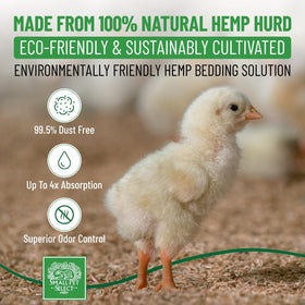 Small Pet Select hemp hurd bedding low-dust formula for cleaner air