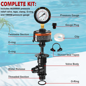 Complete installation kit included for quick setup