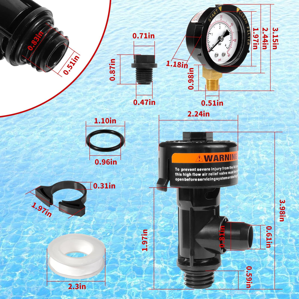 Leak proof design with reinforced seals for peace of mind