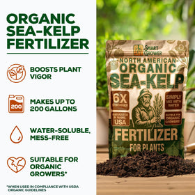 Smart Grower Sea-Kelp powder-dissolve in water for quick mixing in hydroponics