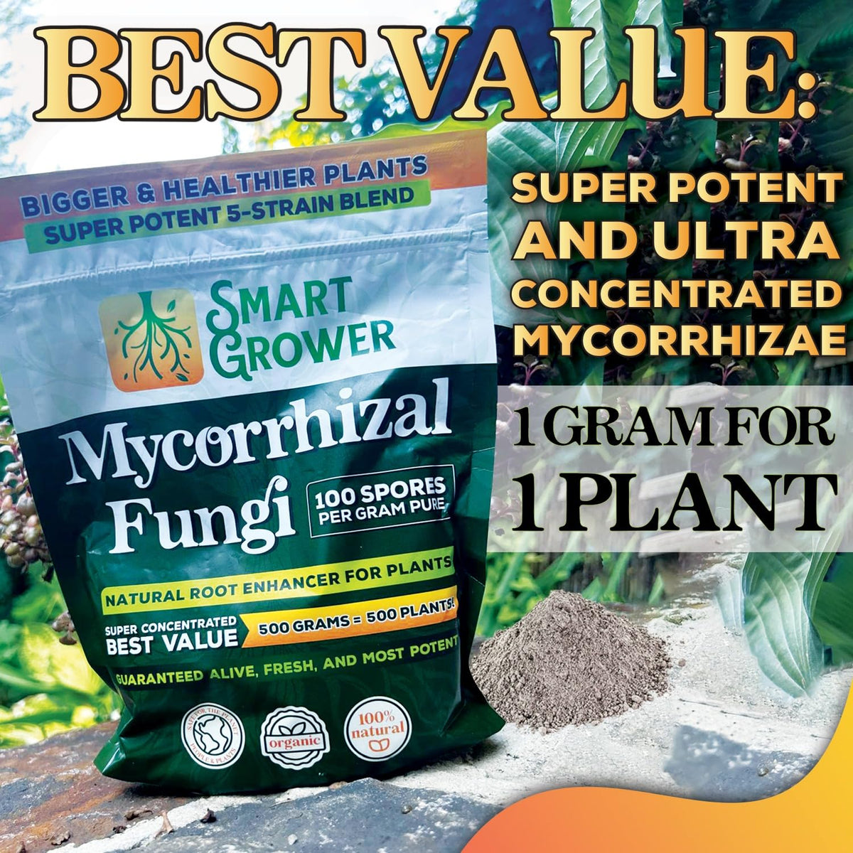 Smart Grower soil vitality supporting healthy roots and growth.