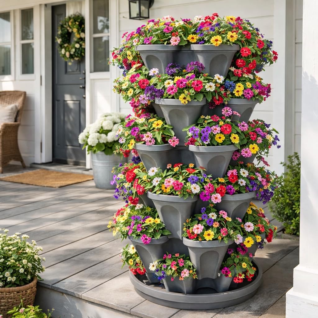 Smart Spring pipe-supported option presents scalable irrigation with a central PVC insert.