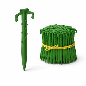 Smart Spring biodegradable stakes 4in in a 50-count pack for secure landscape material installation