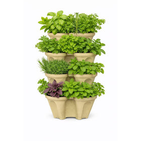 Smart Spring planter tower suitable for indoor and outdoor gardens
