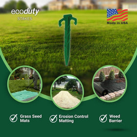 Smart Spring sod staples 4in with strong grip for turf and erosion control