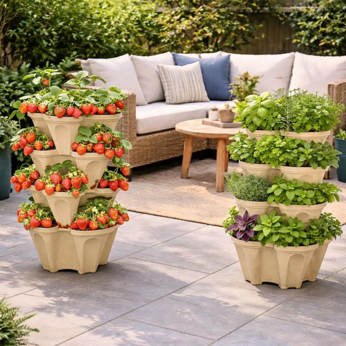 Smart Spring space saving vertical garden for patios and balconies