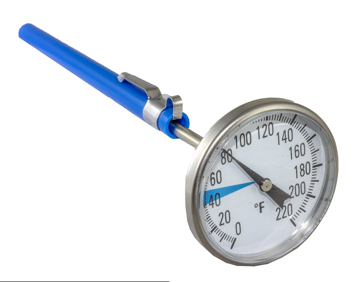 SmartChoice soil thermometer with a 1.5-inch dial for quick, legible temperature checks.