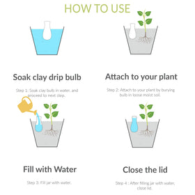 Refill from the top without removing the bulb.