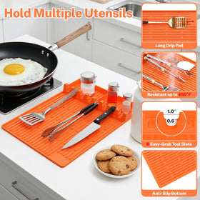 SmartKempt grill mat dishwasher safe for quick cleanup after cooking