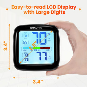 SMARTRO SC42 retractable-stand supports tabletop placement anywhere.