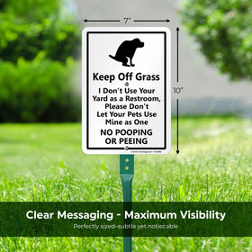 SmartSign durable aluminum sign with bold graphics for outdoor visibility.