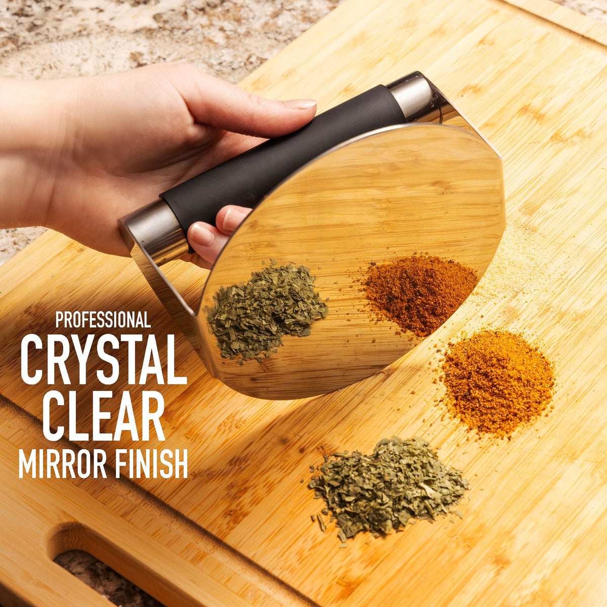 SMASHER KING laser-welded handle close-up ensuring durable, stable performance.
