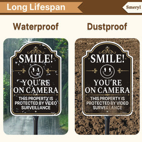Smeryl easy-ground-install sign helps quick placement