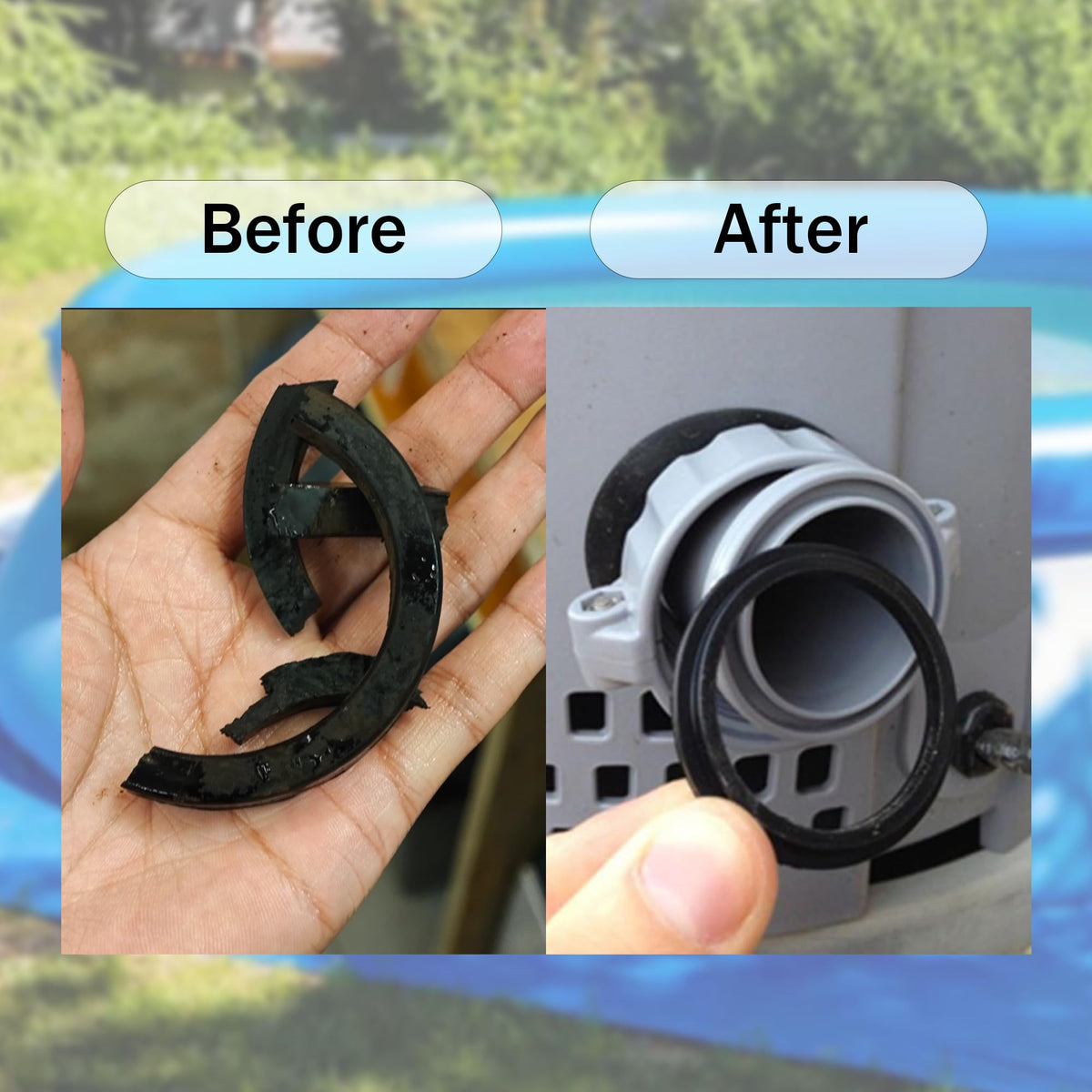 SMFVBTDWN7 BC-type seal set includes replacement parts for quick fixes.
