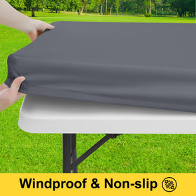 Smiry bench covers protecting 72-inch benches with coordinated color