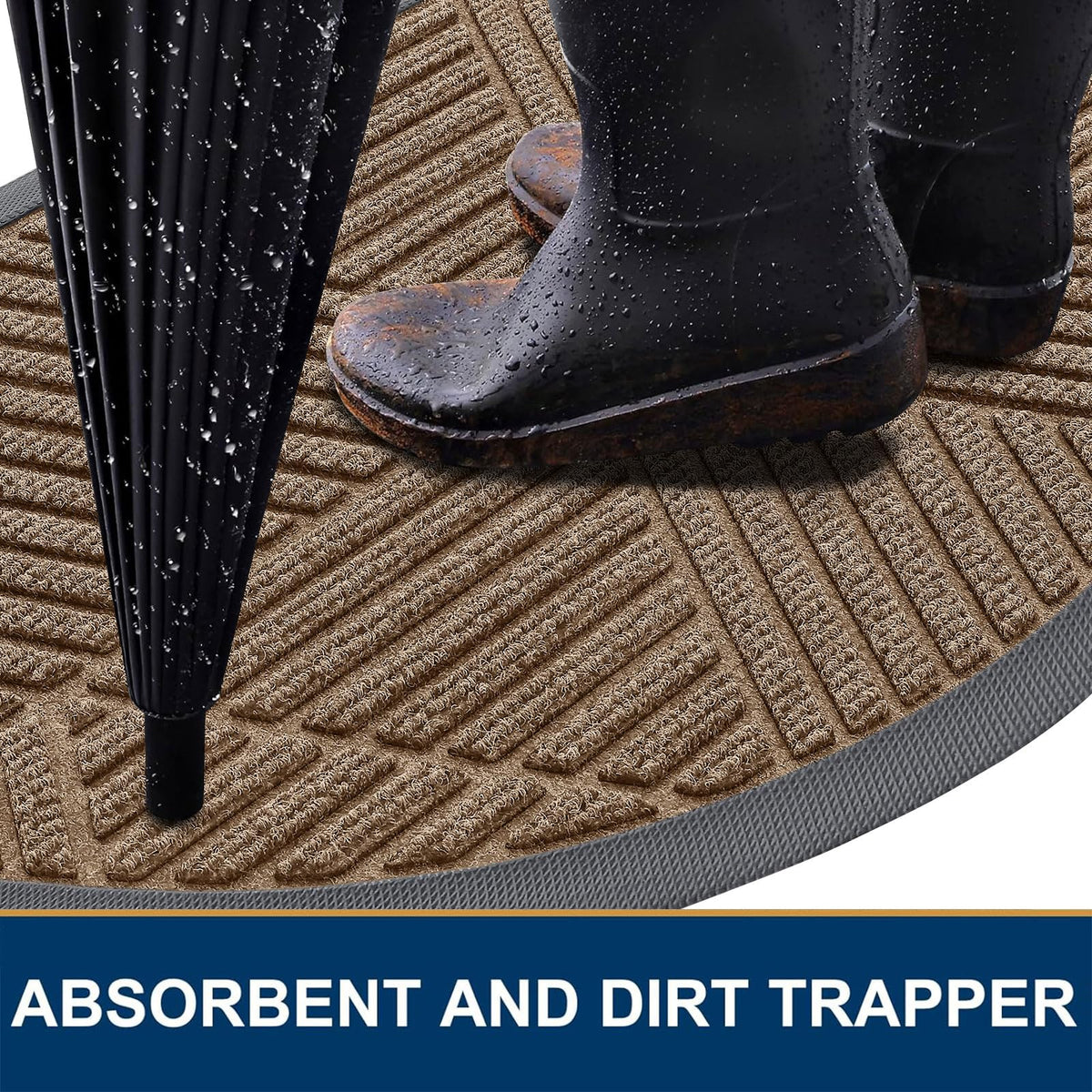 Smiry dirt-trap texture close-up emphasizes dirt removal.