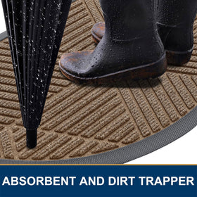 Smiry dirt-trap texture close-up emphasizes dirt removal.
