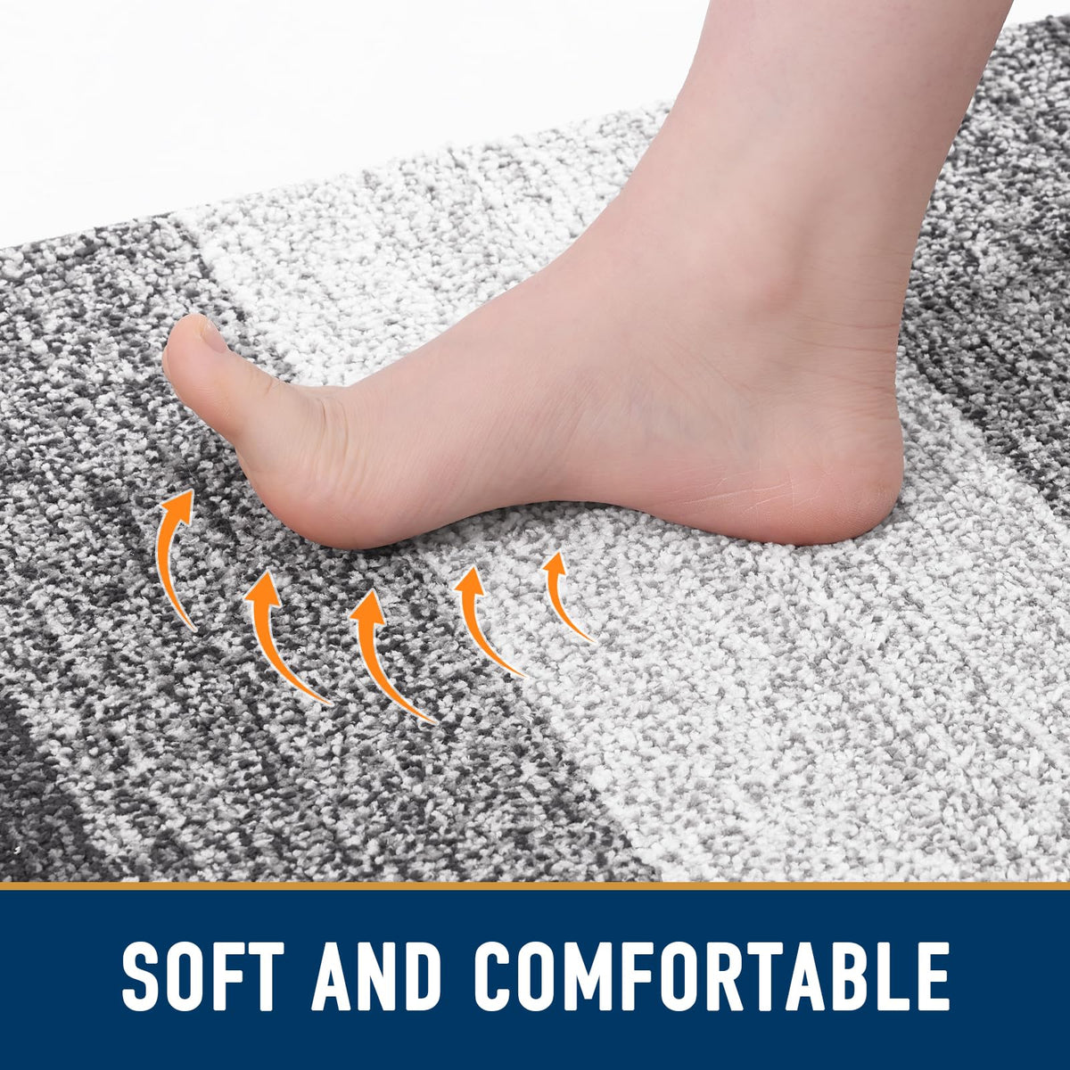 Smiry striped entry mat adds style while trapping mud and moisture.