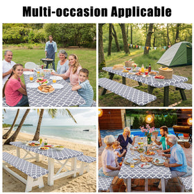Smiry machine-washable design simplifies cleanup after outdoor dining