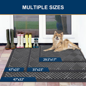 Smiry heavy-duty natural rubber edge resists wear in all weather.