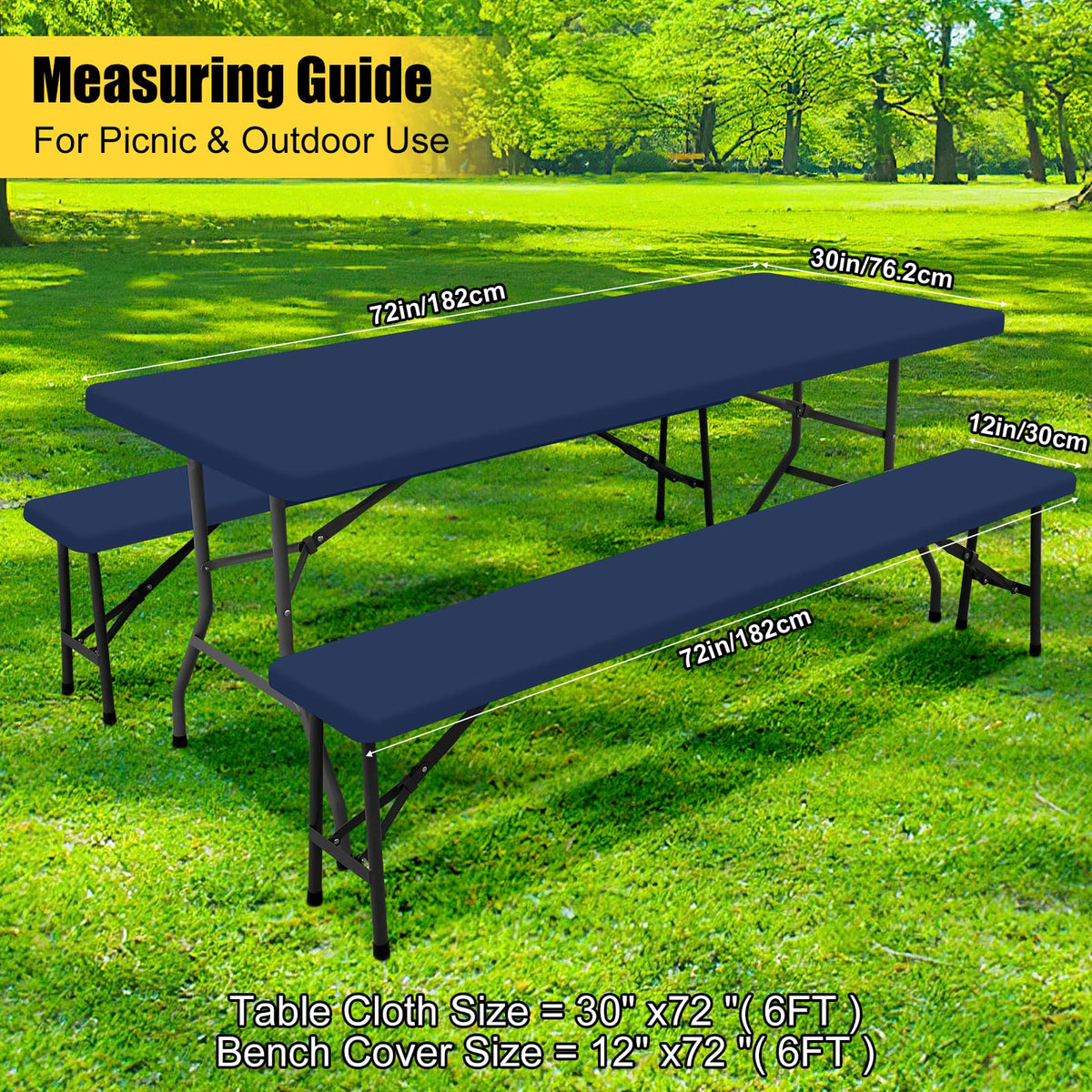 Smiry outdoor dining setup demonstrating versatility for camping and picnics.