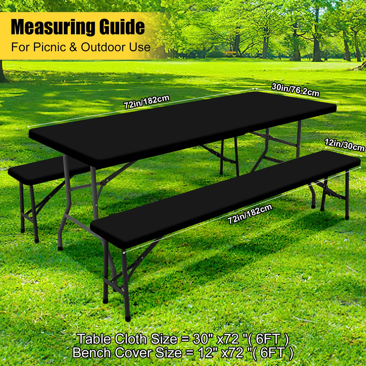 Smiry versatile tablecloth for picnics, camping, and events