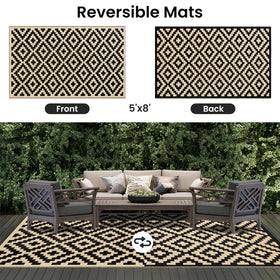 Smiry UV-coated outdoor mat protecting from sun and fading