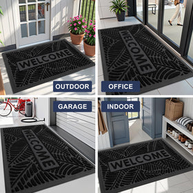 Smiry Welcome Mat all-weather versatility suits busy households.