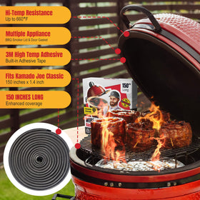 Smoker Chef durable steel mesh core adds structure for heat stability during cooking