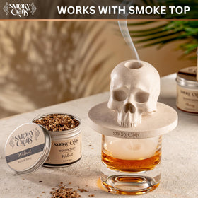 Smoky Crafts apple chips paired with desserts for gentle smoke accents.