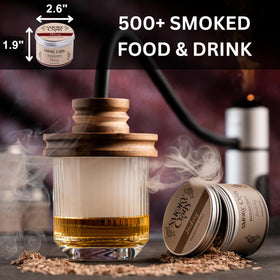 Smoky Crafts mesquite pack wood chips deliver earthy smoke for robust meats.