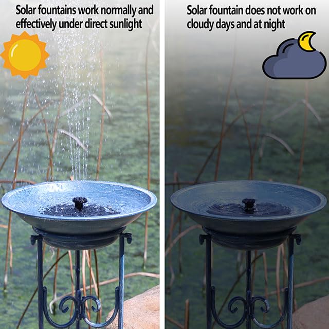 SMQLJXC blue outdoor decor with three-legged base for wind resistance.