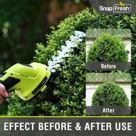 SnapFresh quiet operation at 75 dB during trimming