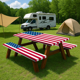 SNILOAW easy-clean patriotic decor for quick outdoor cleanup