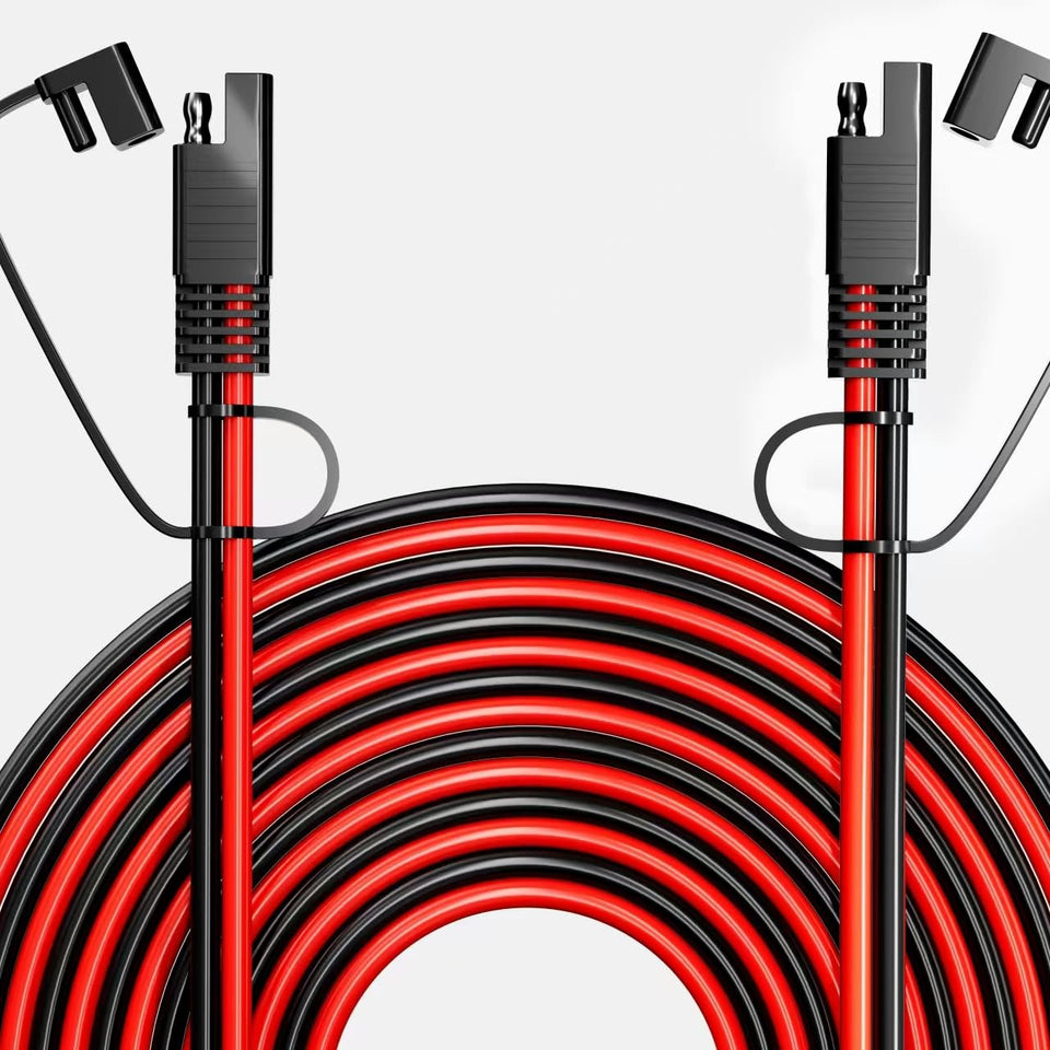 SNLLMZI SAE extension cable 12AWG 20ft for reliable vehicle power