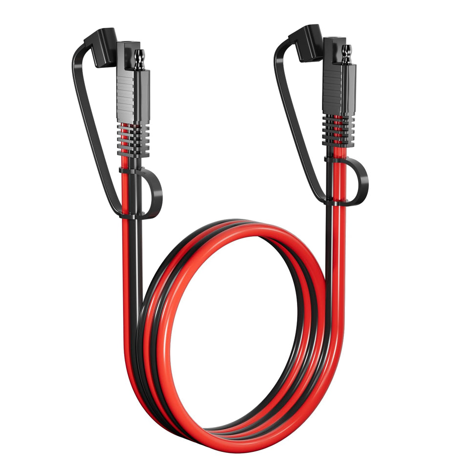 SNLLMZI SAE extension cable with real 12AWG wire for stable power delivery.