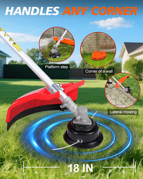 Snoonwee 3T weed blade tackles saplings and dense weeds.
