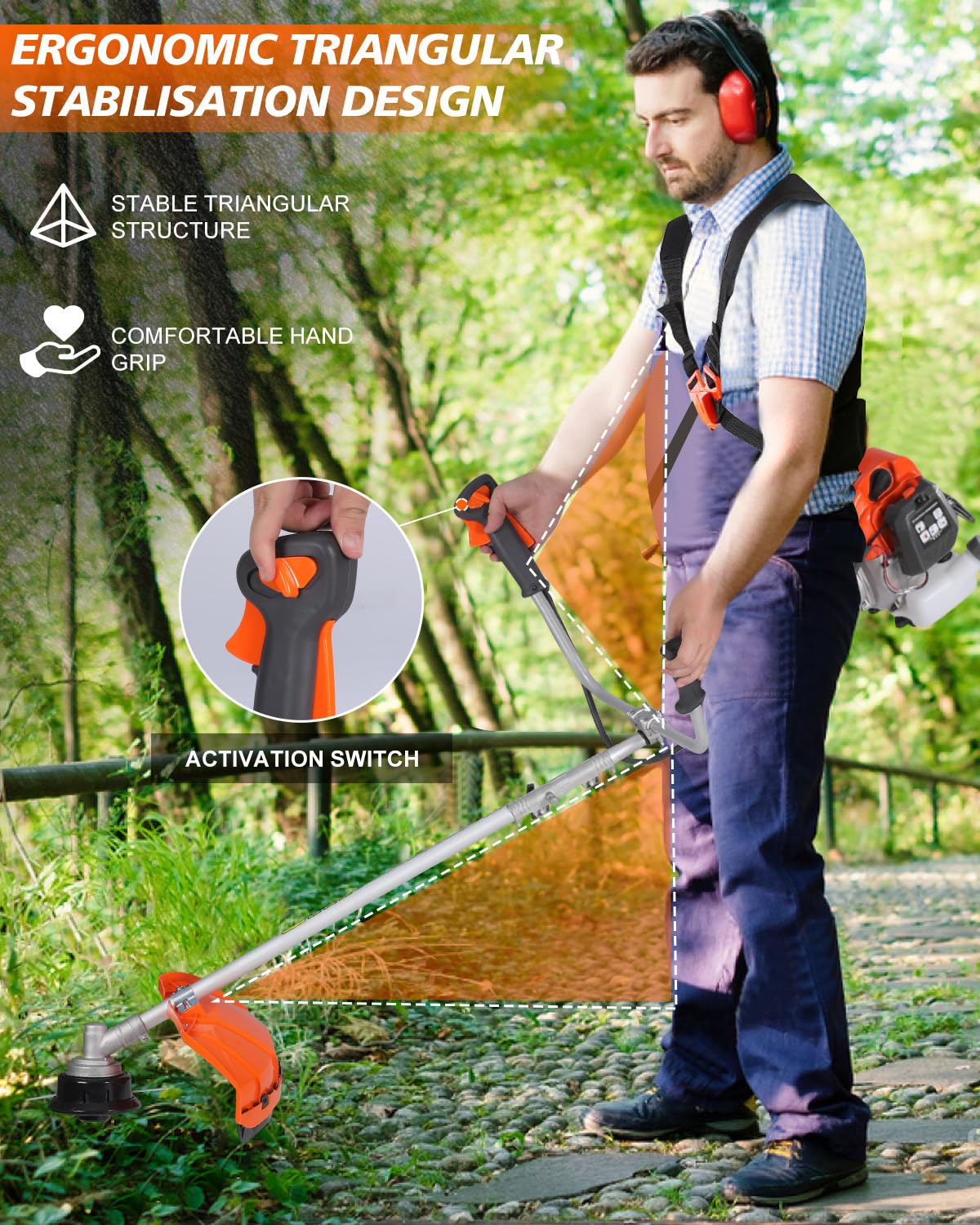 Snoonwee dual-line trimmer head speeds up edge work.
