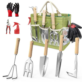 Snuggalux Garden Tools Set digging tool for precise soil prep.