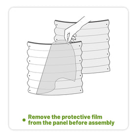 SnugNiture included hardware shown for quick, easy assembly.