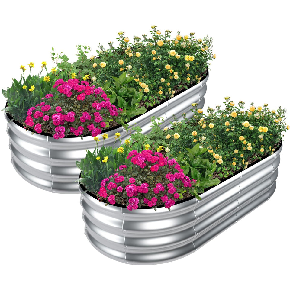 SnugNiture galvanized raised bed in assembly shows sturdy joinery for long-lasting outdoor use.