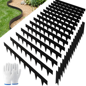 SnugNiture galvanized steel edging straight panel, durable border for crisp lawn edges.