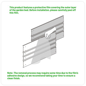 SnugNiture raised bed 4x2x2ft side detail highlights reinforced corners for stability.