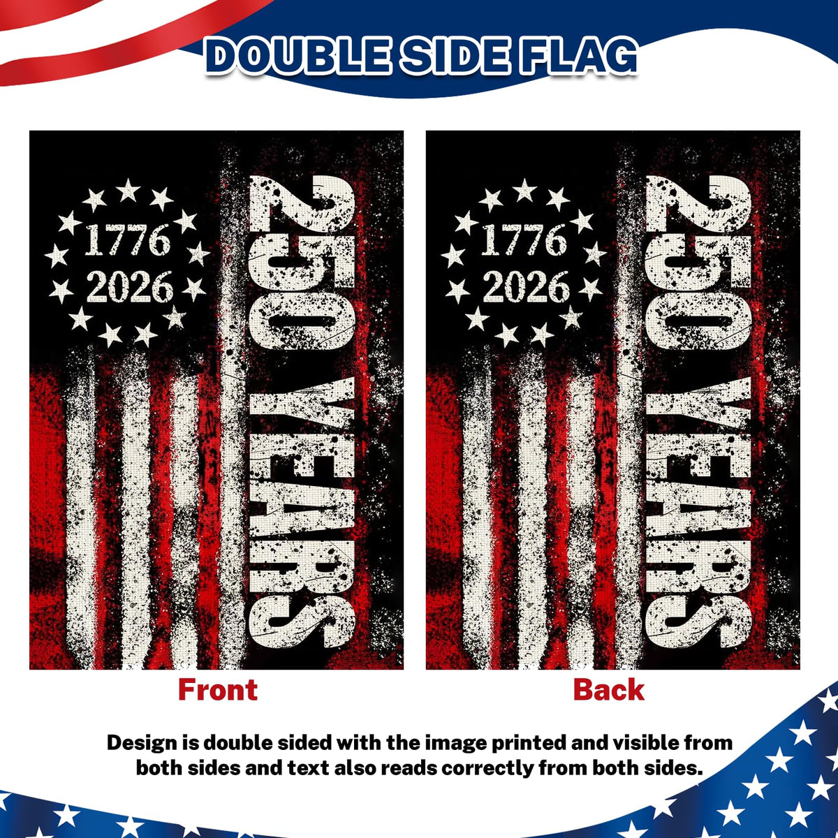 Snungee 12x18 garden flag on standard pole, ideal for porch, yard, or mailbox.